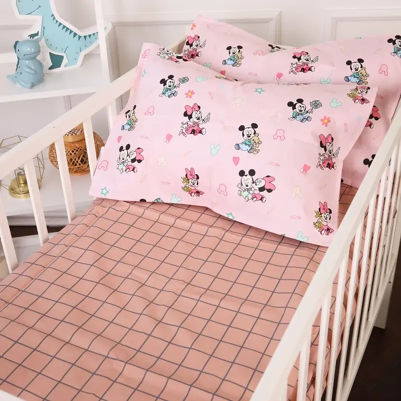Підковдра MirSon Бязь Kids Time 20-0042 Pink Mikey Mouse 160х220 см (2200009640599) - фото 5