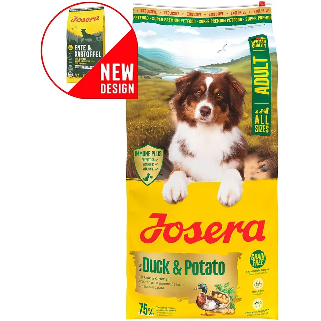 Сухой корм для собак Josera Adult Duck & Potato беззерновой 12.5 кг - фото 4