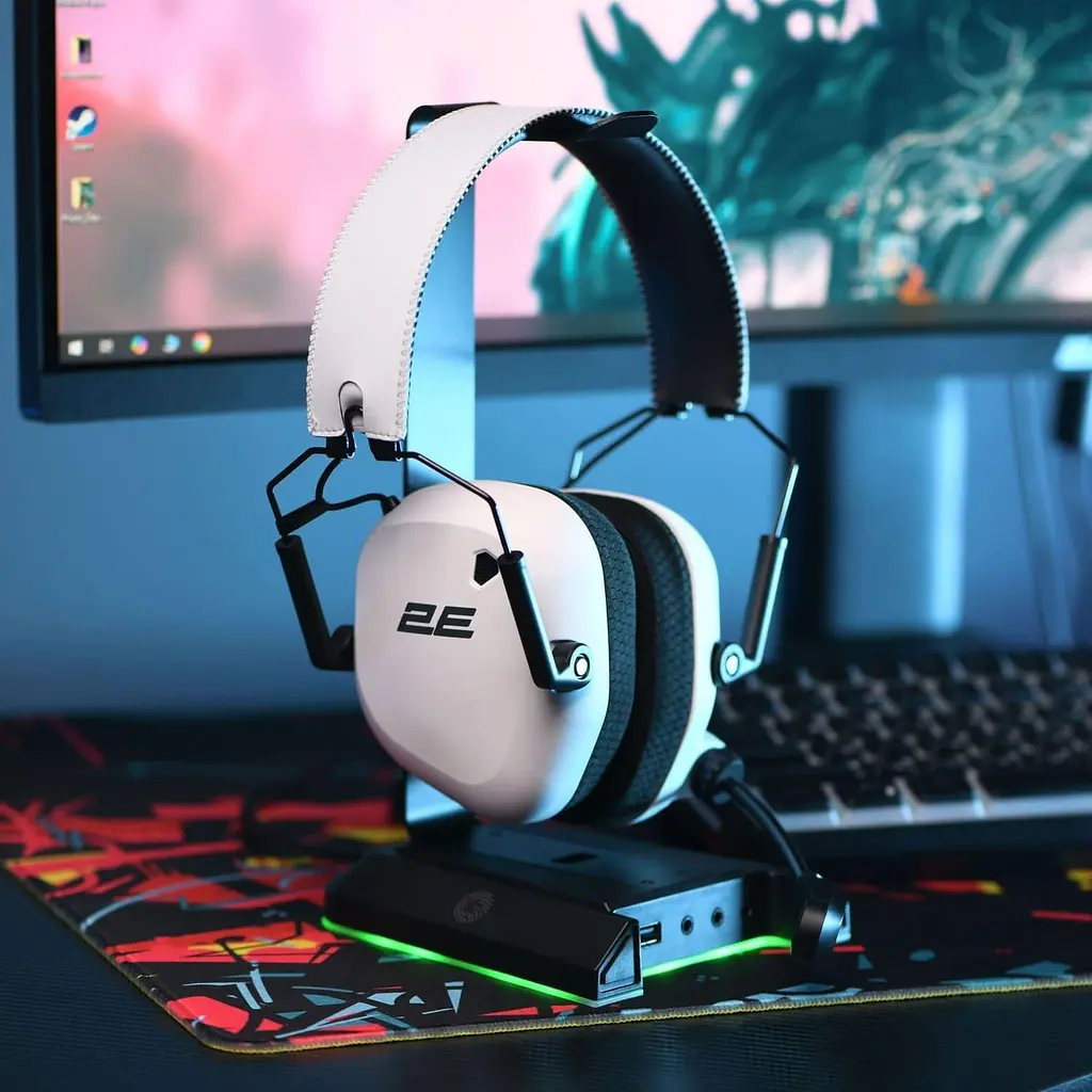 Ігрова гарнітура 2E GAMING HG365 BT/WL White (2E-HG365WT-WL) - фото 12