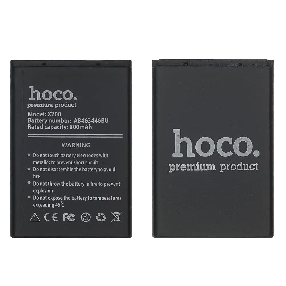 Аккумулятор Hoco AB463446BU для Samsung X200/ B110/ B130/ C140/ C160/ C240/ C300/ C3010/ C3520/ C5010 - фото 2