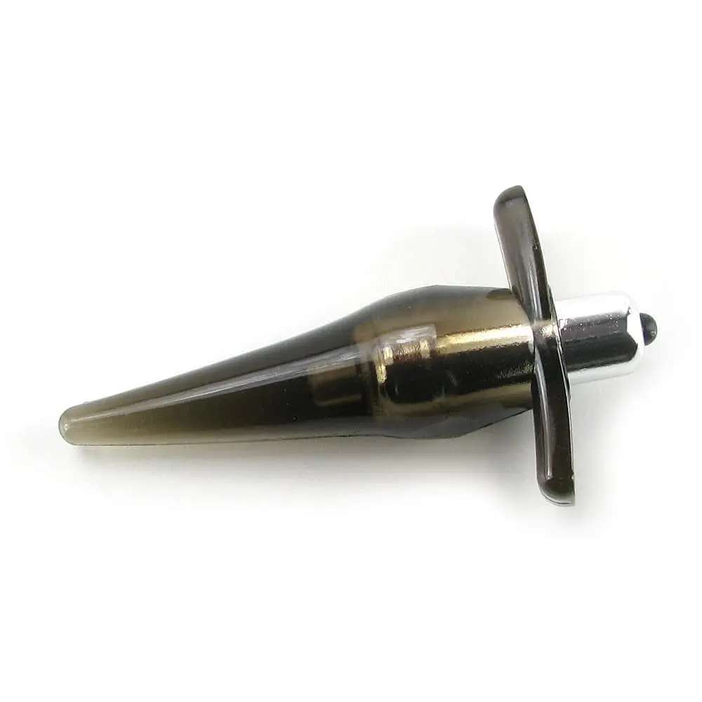 Анальный вибратор Power Buttplug, 9,5х3,5 см, черный - фото 3