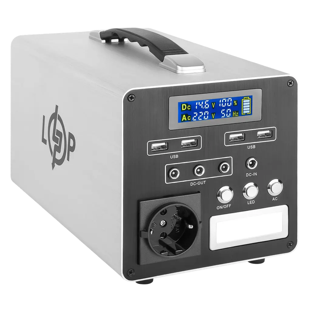 Багатофункціональна портативна зарядна станція LP CHARGER MPPT 500 (500W, 512Wh) - фото 3