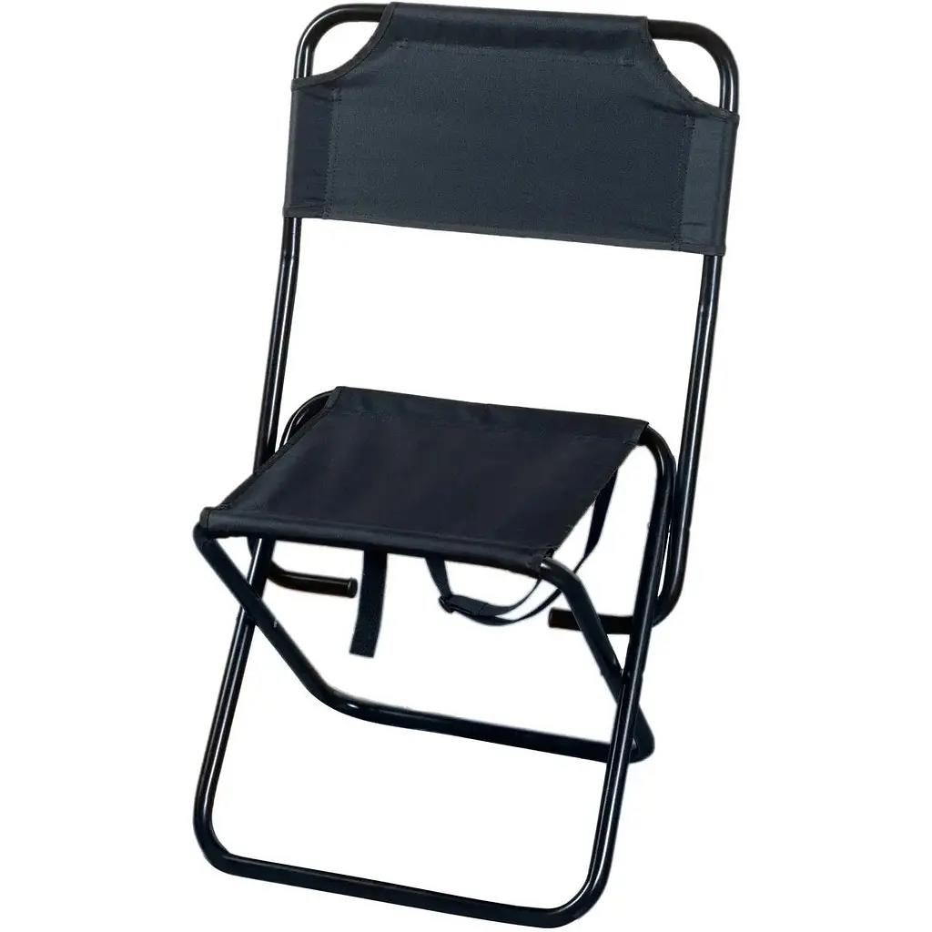 Стілець розкладний NeRest зі спинкою чорний (NR-22) - фото 2