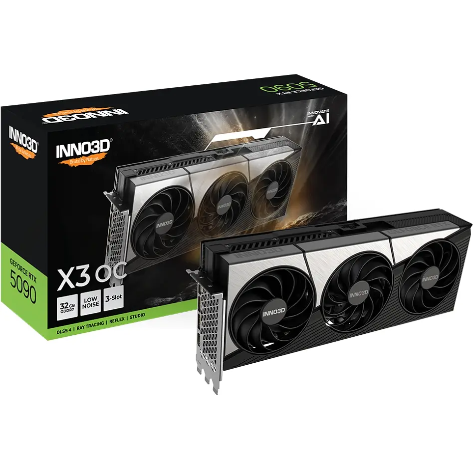 GeForce RTX5090 Inno3D X3 OC, 32GB GDDR7, 512bit, PCI Express 5.0 - фото 9
