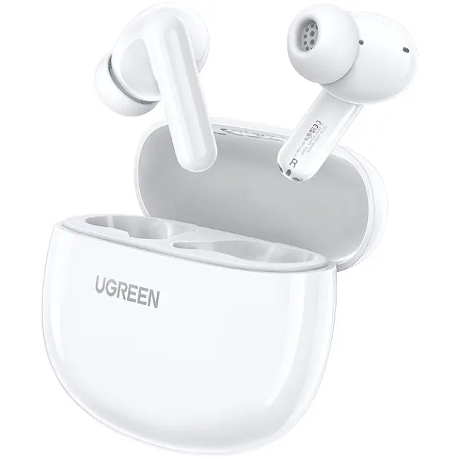 Бездротові навушникиUGREEN HiTune T3C Earbuds (WS207) TWS стерео гарнітура в кейсі (UGR-45110) Білі - фото 2