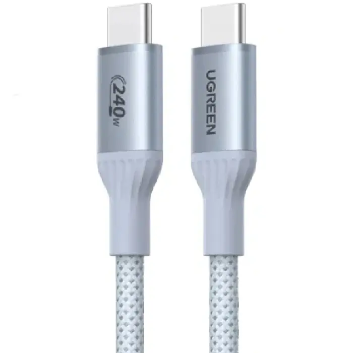 Кабель USB 3.1 Type-C M-M, 2 м, 240 W (5 A)синій, L 534 UGREEN