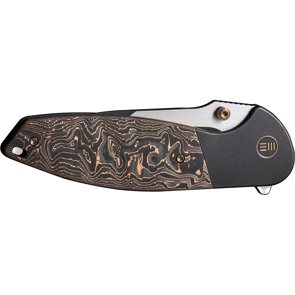 Нож Weknife Nitro OG Titanium Black Copper Foil CF - фото 4