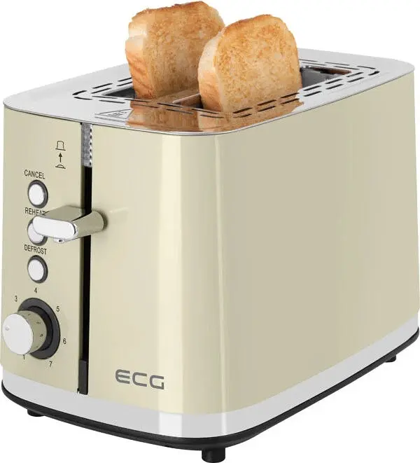 Тостер ECG ST 2766 Vintage Vanilla - фото 2