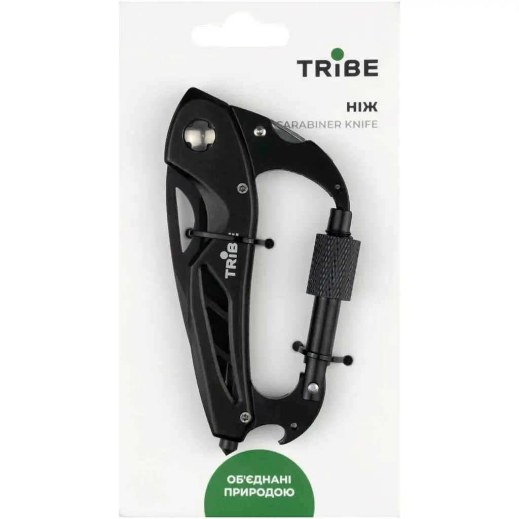Ніж Tribe Carabiner Knife (T-MG-0014-black) - фото 5