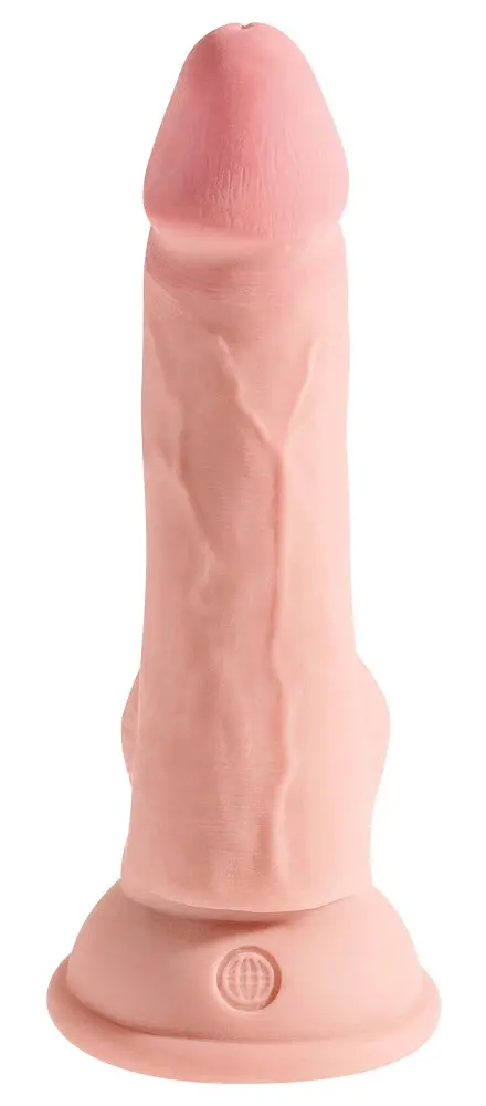 Фалоімітатор King Cock Plus 6.5 Triple Density Cock With Balls 20.3 см тілесний - фото 4