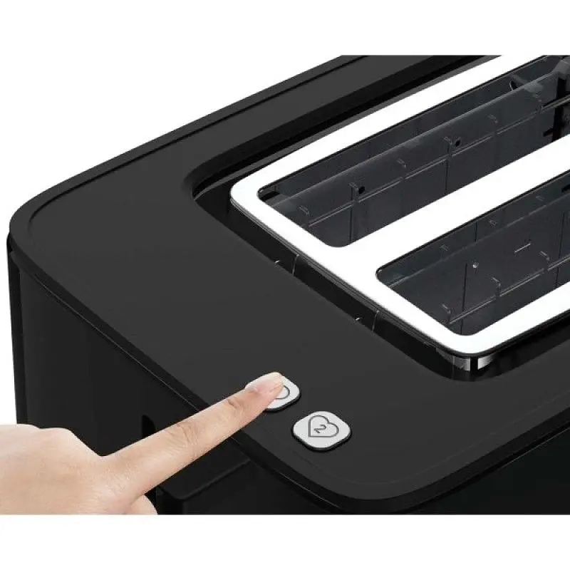 Тостер Tefal Digital, 850Вт, пластик, LED дисплей, чорний - фото 4