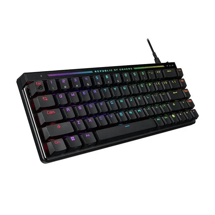 Клавіатура Asus ROG Falchion Ace 68key HFX Magnetic Switches Black (90MP03VE-BKMA00) - фото 7