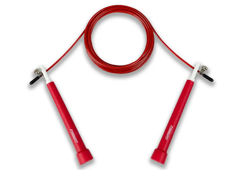 Швидкісна скакалка EasyFit Speed Cable Rope 3 м зі стальним тросом червона (EF-2039-R)