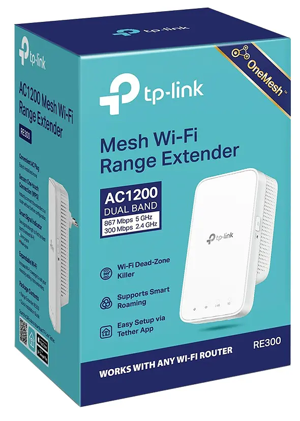 Ретранслятор TP-Link RE300 AC1200 (6500325) - фото 8