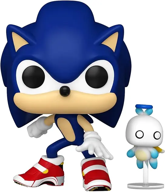 Фигурка Funko Pop Еж Соник и Чао Sonic the Hedgehog Sonic with Chao 10 см SH SC 1036 - фото 2