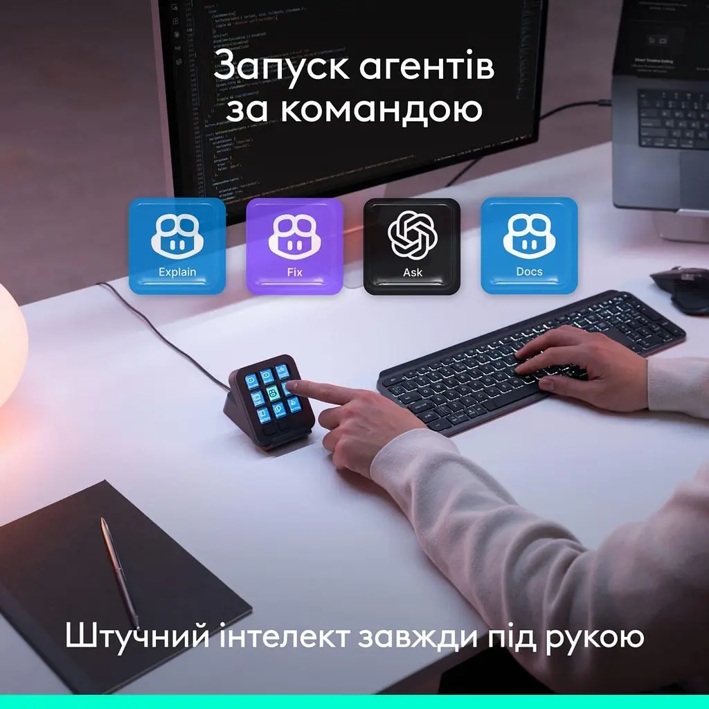 Контролер LOGITECH MX Keypad Graphite - фото 4
