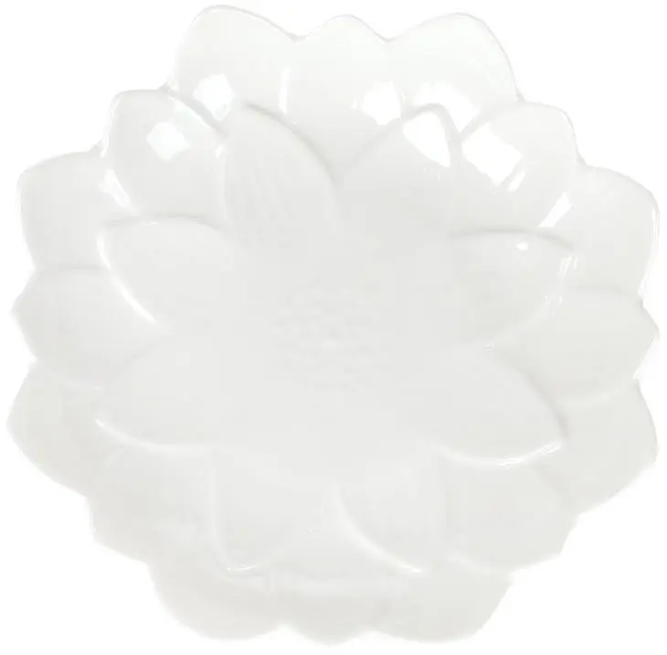 Набір Bona 4 фарфорових блюда White City Астра Ø20 см kuh0009514 - фото 2