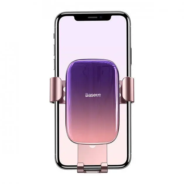 Автомобільний утримувач холдер Baseus Glaze Gravity Car SUYL-LG04 Pink - фото 7