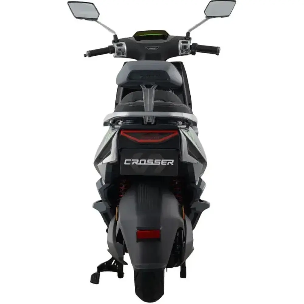 Электроскутер Двухместный Crosser V5 (2500W, 72V/35Ah) Черный - фото 4