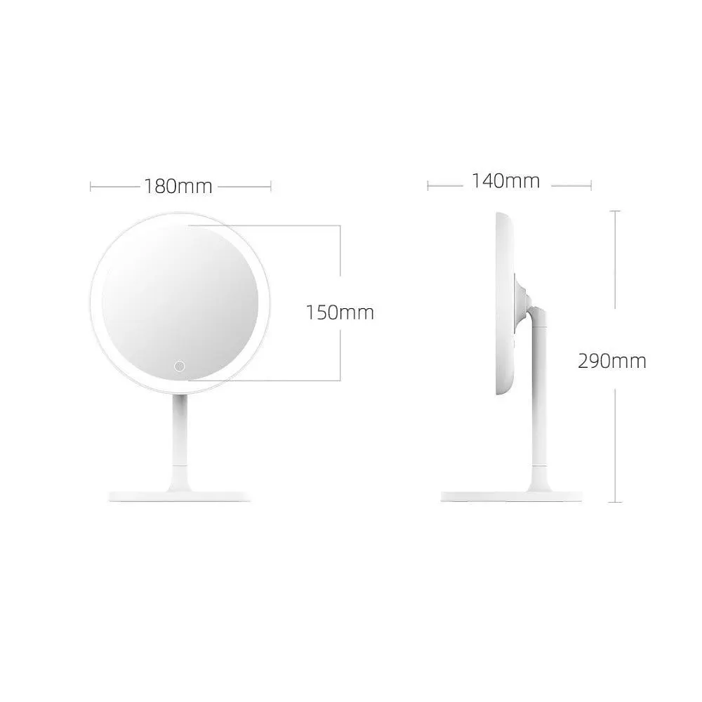 Дзеркало для макіяжу DOCO Pro LED Makeup Mirror Pink (M002) [66274] - фото 7