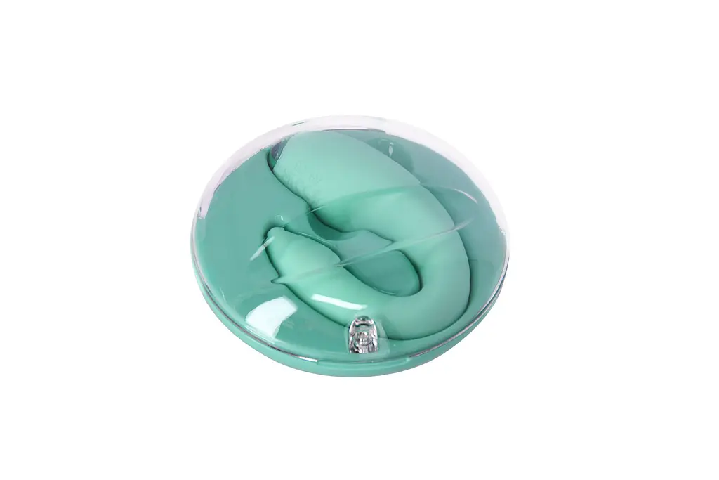 Вібратор для пар FairyGasm PleasureBerry green, зарядний кейс, пульт ДК - фото 4