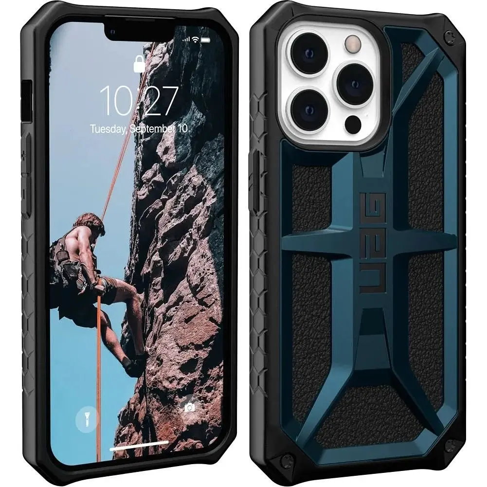 Оригінальний протиударний чохол UAG Monarch для iPhone 13 Pro Max (6.7") Mallard (113161115555) - фото 9