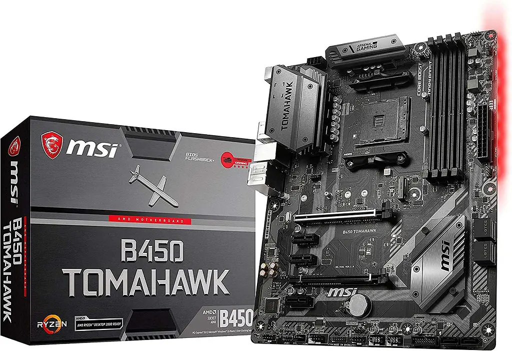 Материнська плата MSI B450 Tomahawk (B450 Tomahawk) (Socket AM4, AMD B450, ATX) Б/в - фото 6