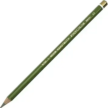 Олівець кольор"Koh-i-noor"№3800/63 Polycolor художн.ovlive green light/олив.світ-зелен(12)
