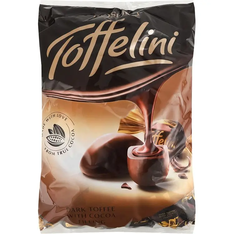 Цукерки Roshen Toffelini з какао-начинкою 1 кг - фото 2