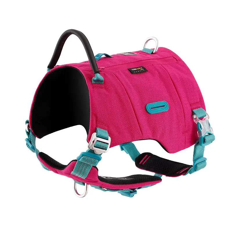 Шлейка для собак Truelove TLB2251 світловідбивна, з водонепроникної тканини Cordura, регульована Фуксія, S