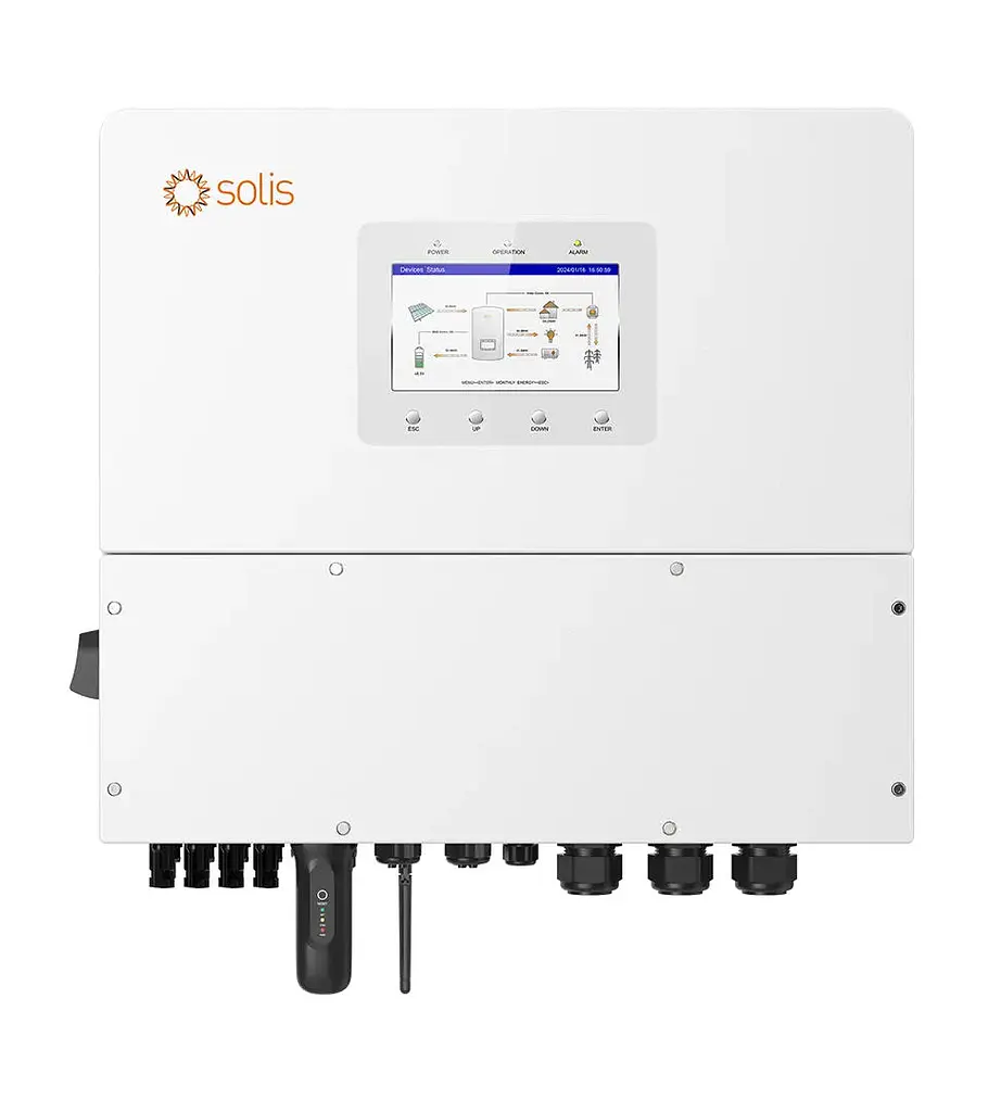 Solis Гібридний інвертор трифазний S6 15кВт, 2xMPPT, DC, для HV Batteries - фото 2