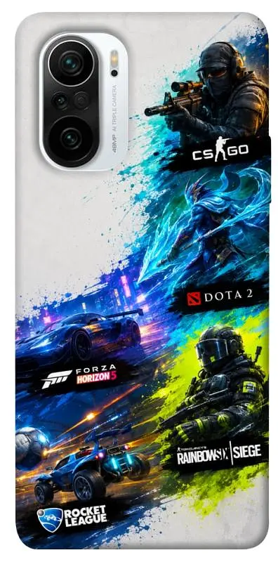 TPU чохол Demsky Full Throttle для Xiaomi Redmi K40 / K40 Pro / K40 Pro+ / Poco F3