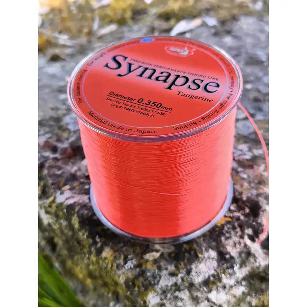 Леска Katran Synapse Tangerine 1000m (red-orange) 0.286mm 13.25lb/6.00kg - фото 4