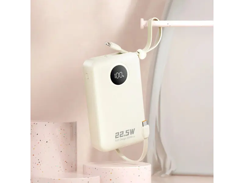 Зовнішній акумулятор (Power Bank) Dudao 20000mAh K14+ 22.5W White (6977196680023) - фото 7