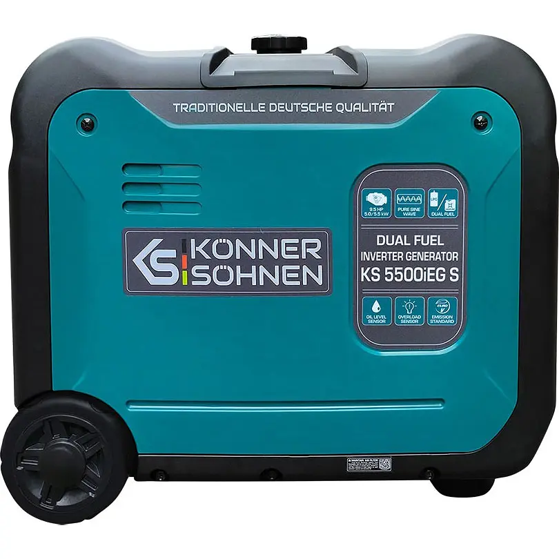 Генератор газово-бензиновий Konner&Sohnen KS 5500iEG S [107777] - фото 5