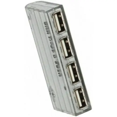 Хаб USB Viewcon VE099, сріблястий, USB 2.0 - 4xUSB 2.0, кабель 1 м - фото 2