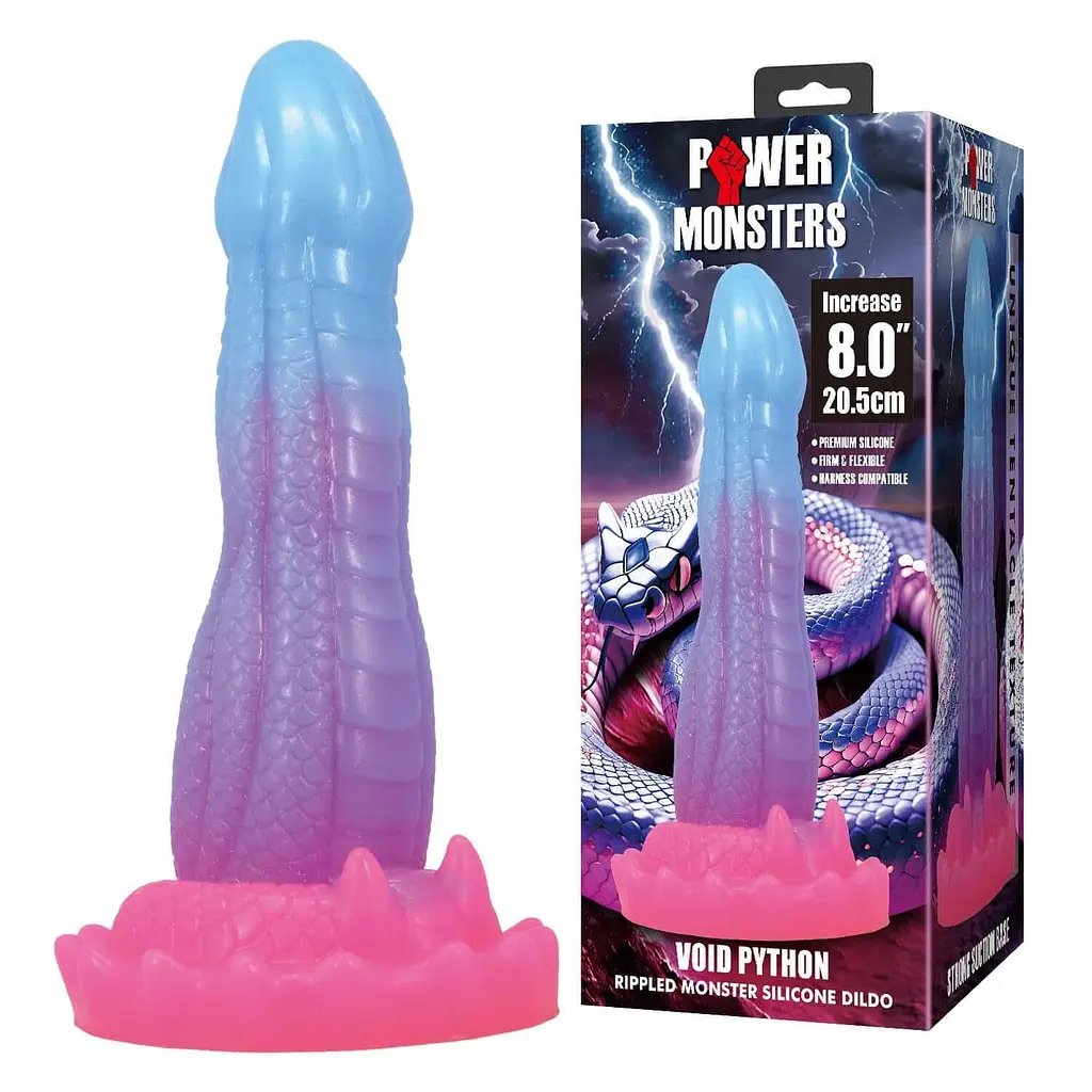 Фалоімітатор Power Monsters Void Python, 20.5 см (мульті) - фото 8