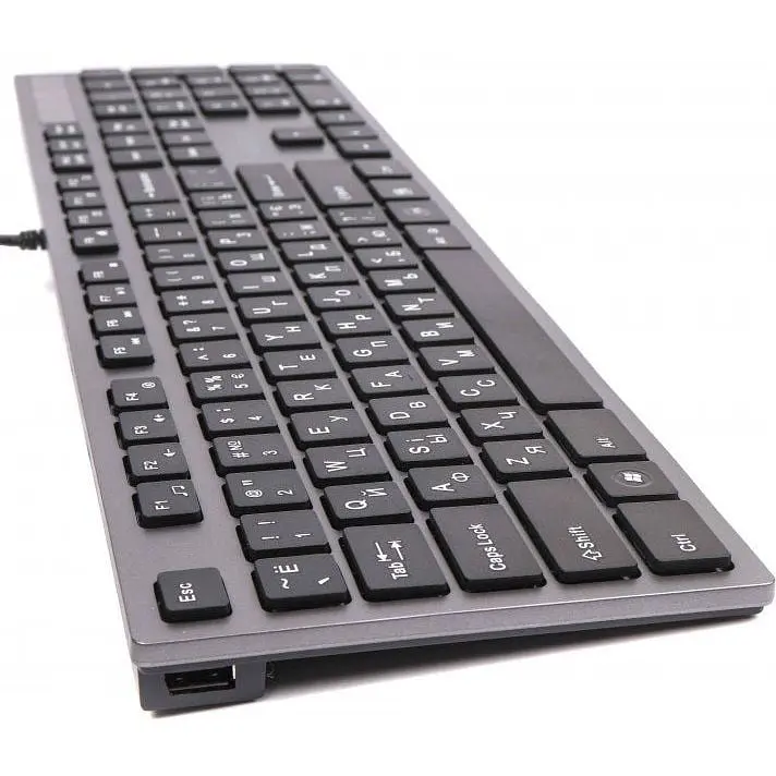 Клавіатура дротова A4Tech KV-300H USB Grey - фото 3
