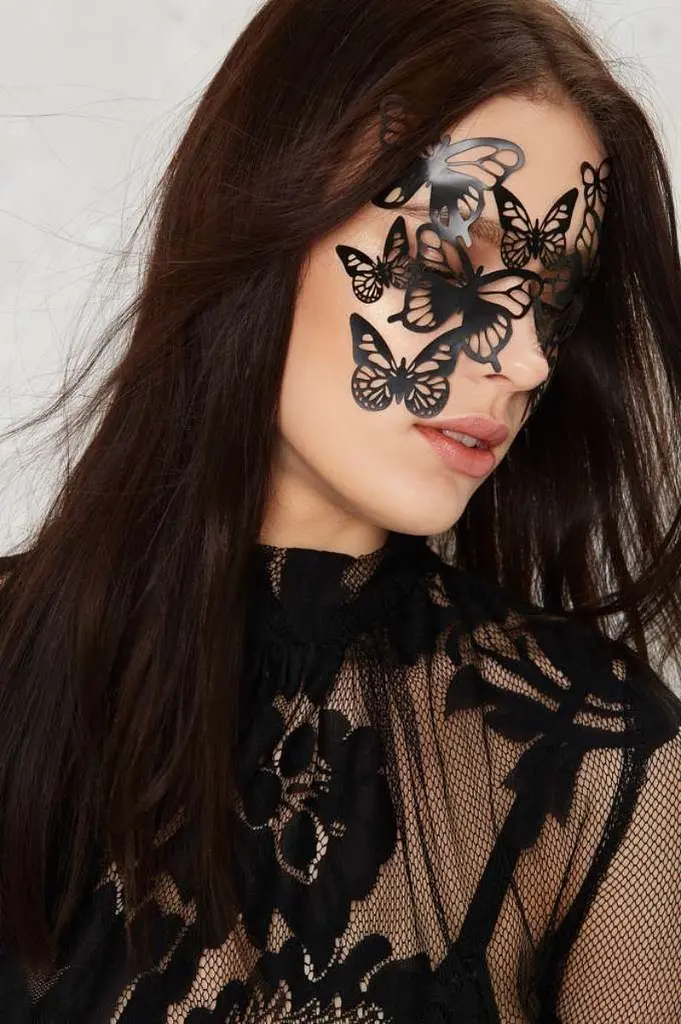 Маска на обличчя Bijoux Indiscrets Sybille Mask з клейовим кріпленням - фото 4