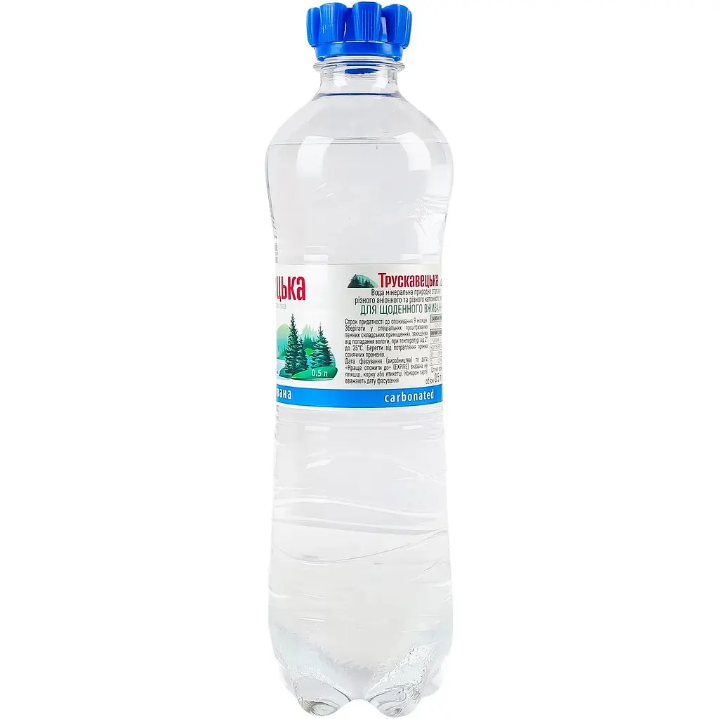 Минеральная вода Трускавецька сильногазированная 0.5 л - фото 2