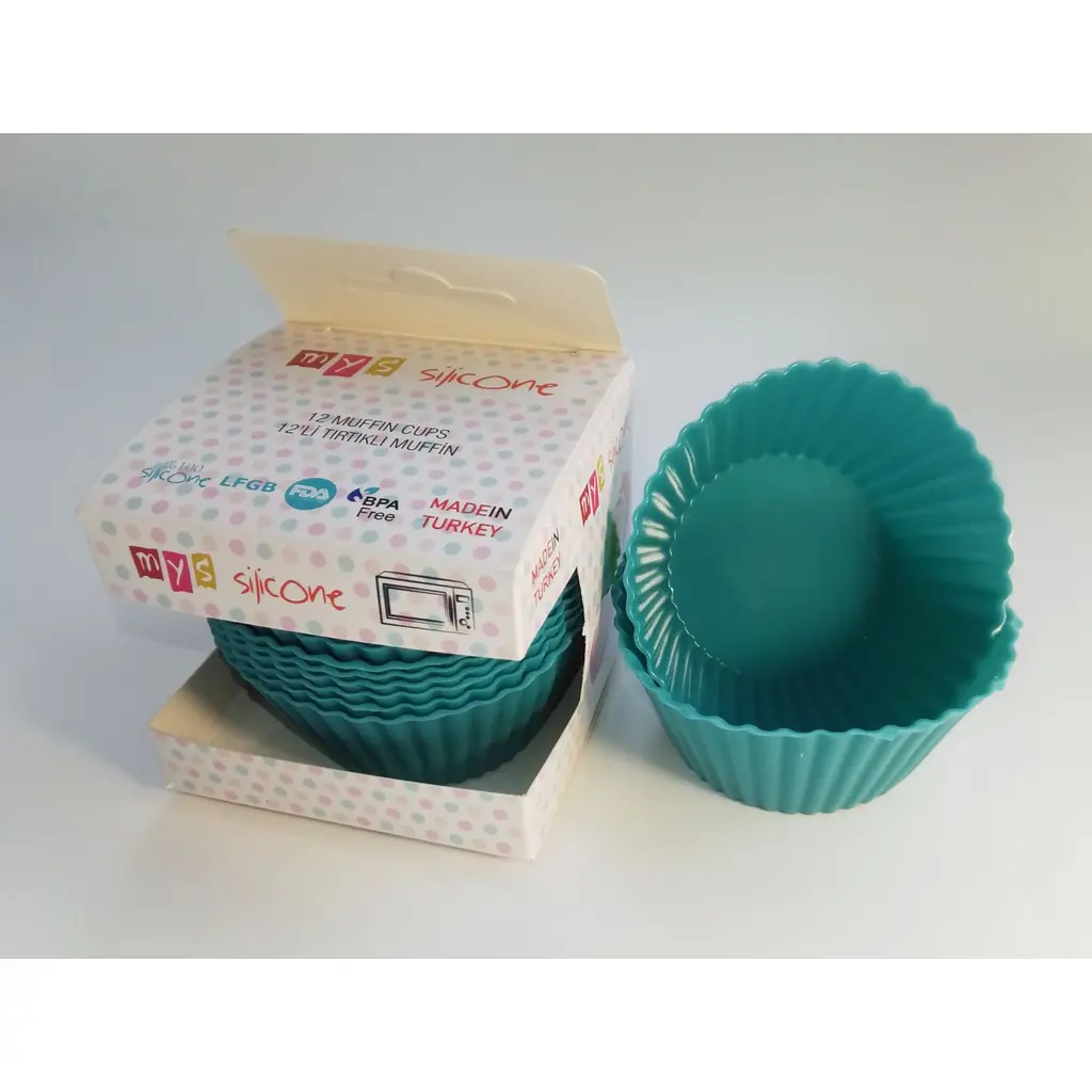 Форма силиконовая Mys Silicone для выпечки кексов Корзинка 7 см 12 шт. (45067) - фото 2