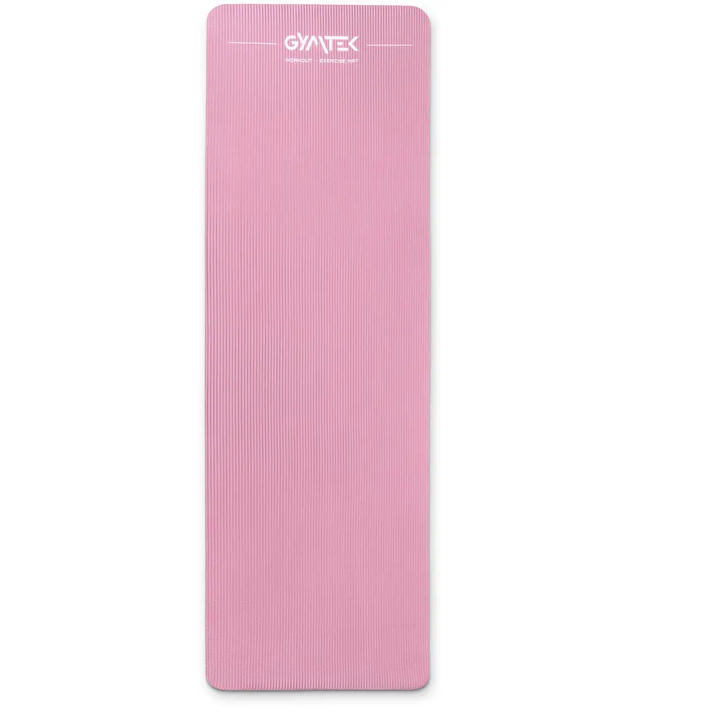 Коврик для йоги и фитнеса Gymtek NBR 1 см розовый - фото 5