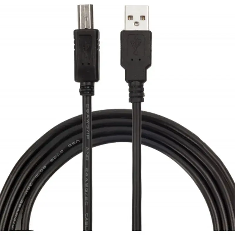Кабель для принтера USB 2.0 AM/BM 1.5m black ProfCable (ProfCable12-150) - фото 3