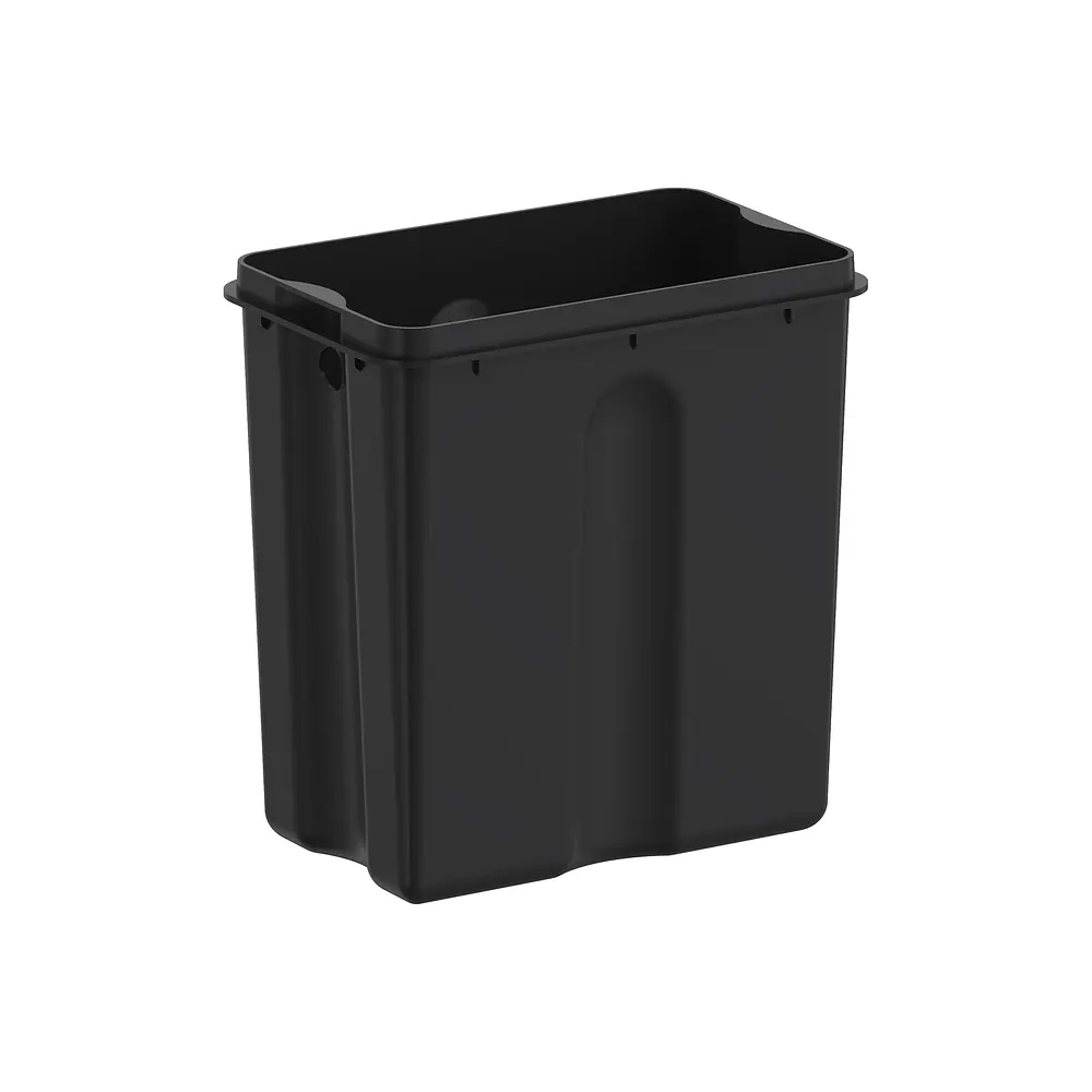 Відро для сміття з плавним закриттям прямокутне Koer TC-010315-07 15 л graphite KR5604, Графит - фото 6