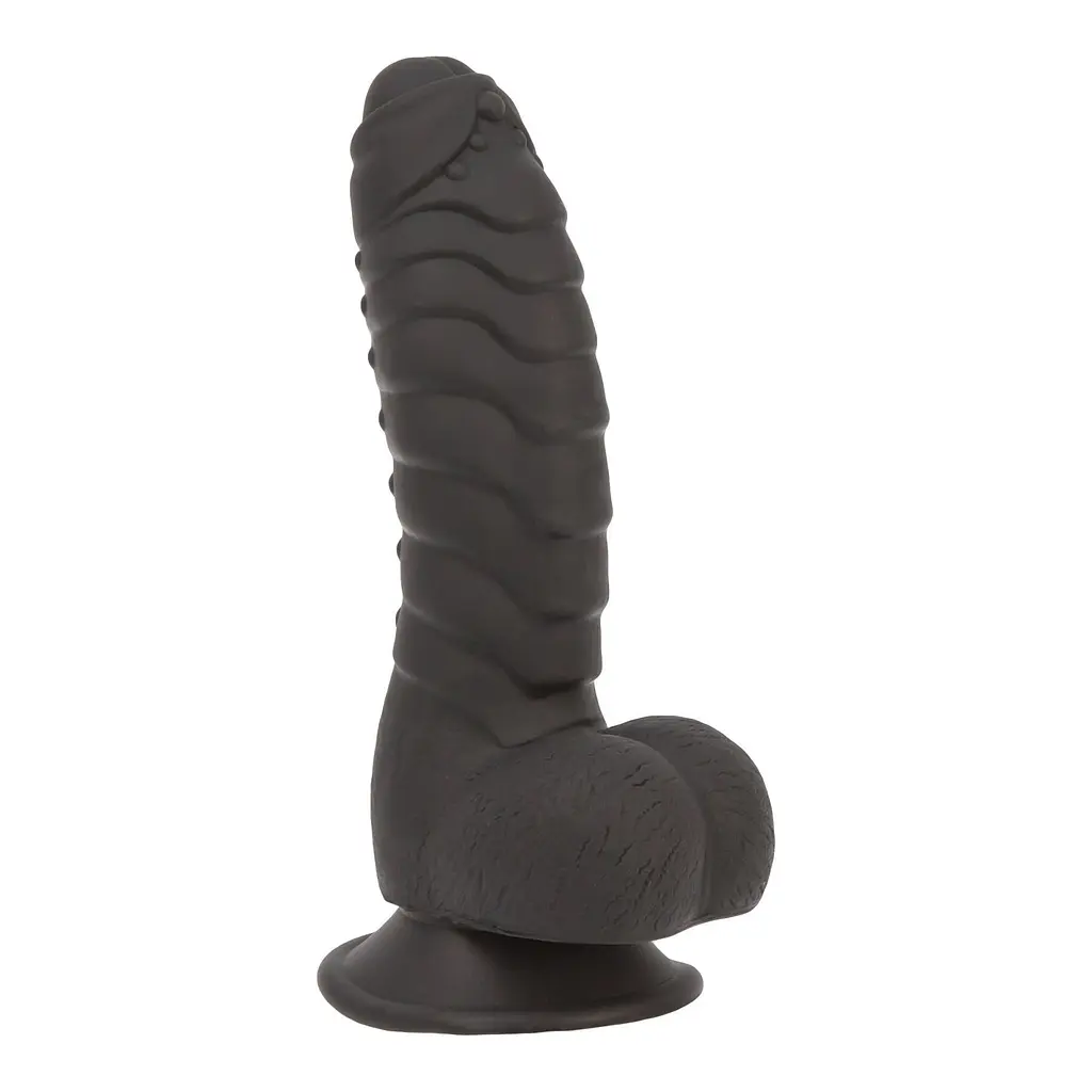 Фалоімітатор Addiction Ben 7 Dildo With Balls, 17.8 см + віброкуля в подарунок