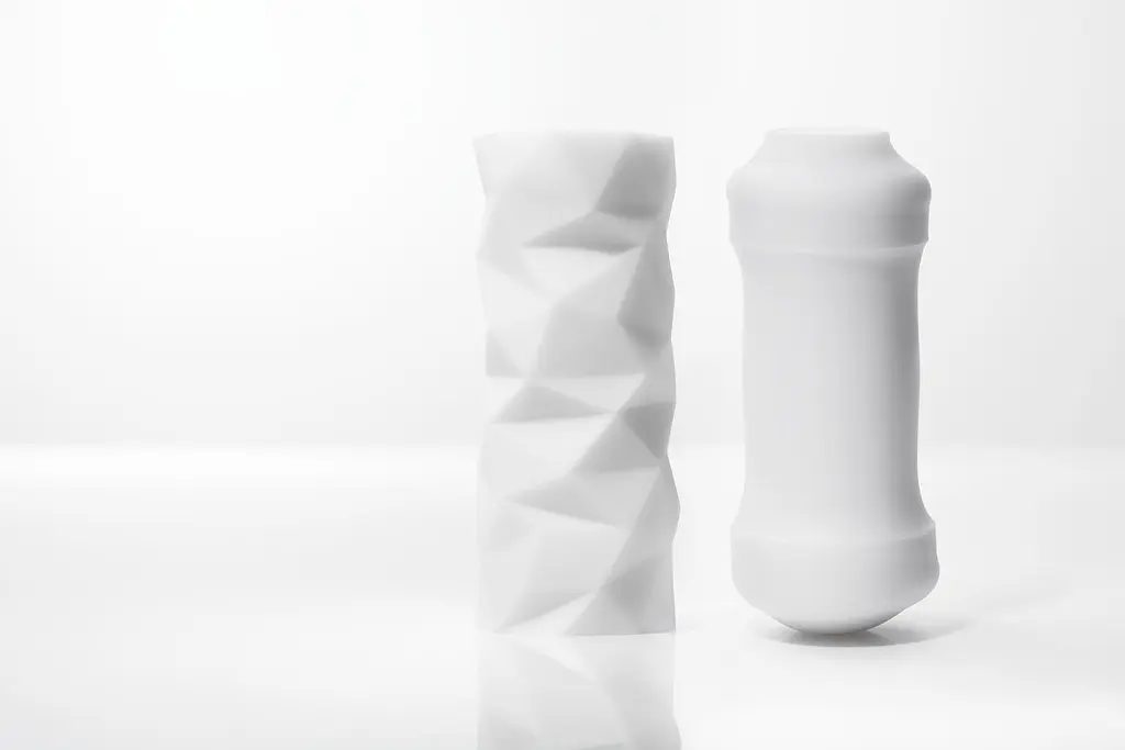 Мастурбатор Tenga 3D Polygon белый - фото 3