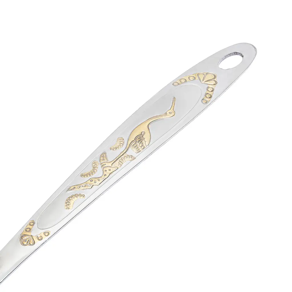 Половник металевий із нержавіючої сталі 30 см Сталевий 84200 - фото 4
