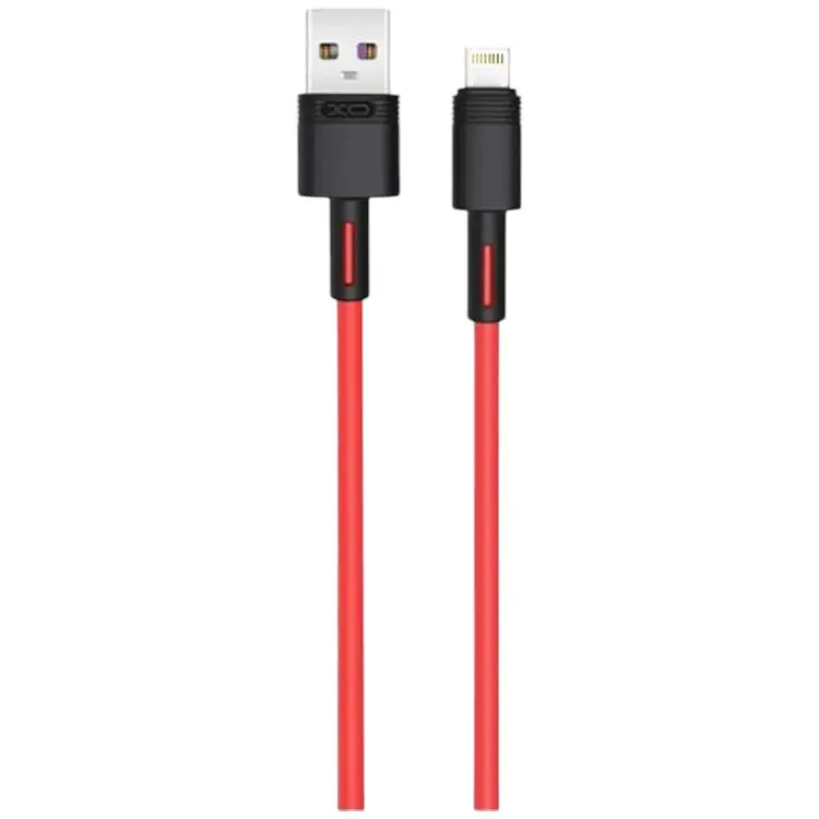 Кабель XO Lightning NBQ166 5A/1m Red