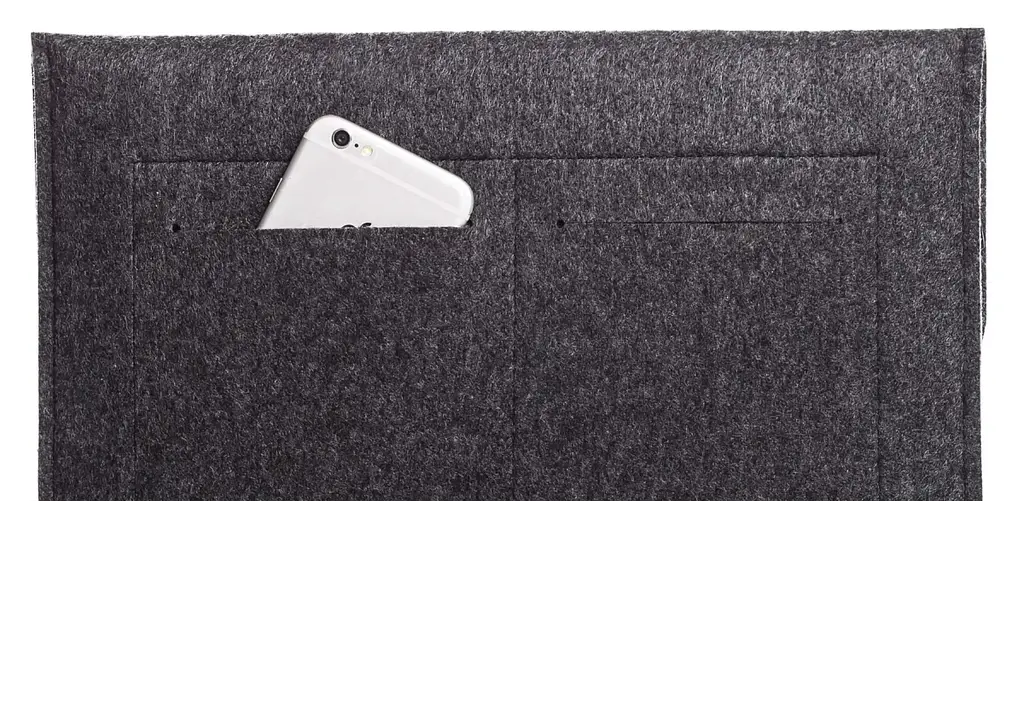 Чохол Gmakin Apple MacBook Air/Pro 15` GM05-15 Felt Case (Black/Grey) [73562] - фото 3