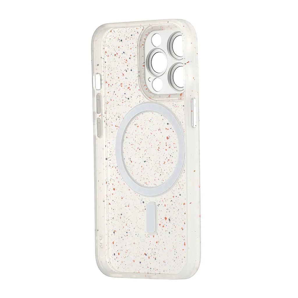 Чохол Splatter with MagSafe Protected Camera iPhone 13 Pro White - фото 3